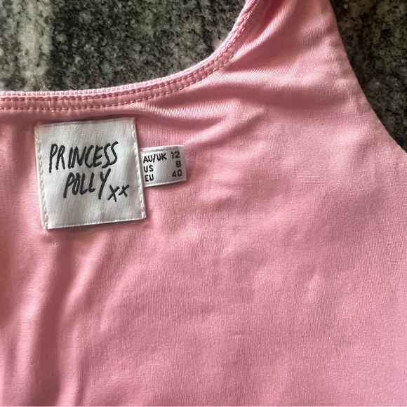 PRINCESS POLLY | Kaeshia Rib Bustier Bubblegum Pink Lower Impact Corset Top🩷 - Picture 8 of 12